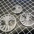 Chân Đế Mô Hình Mini Họa Tiết Quạt Bị Phá Hủy - Thumbnail 3