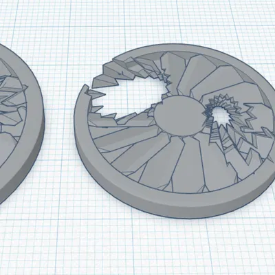 Đế Lót Miniature Mẫu Quạt Hỏng Fan-2