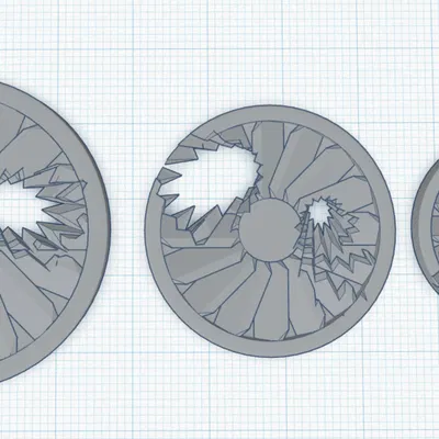 Đế Lót Miniature Mẫu Quạt Hỏng Fan-2