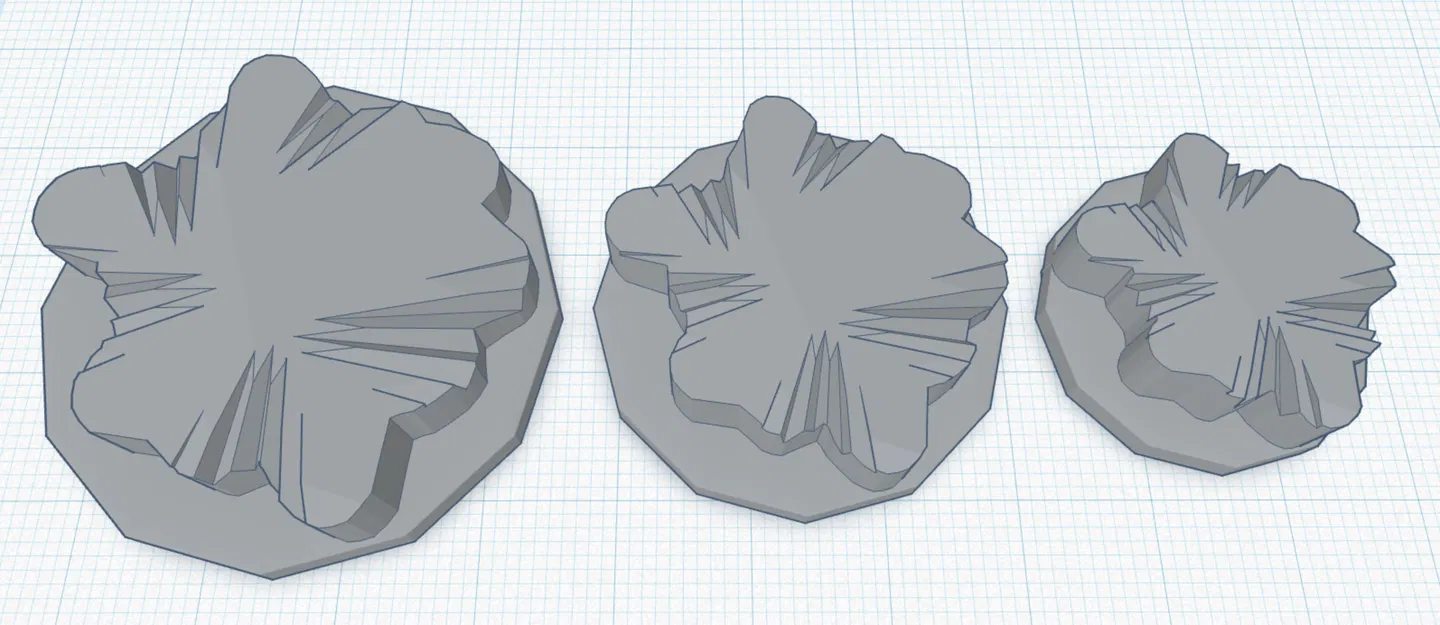 Đế Lót Ly Mô Hình Mẫu Đá Bị Hỏng - Image 4