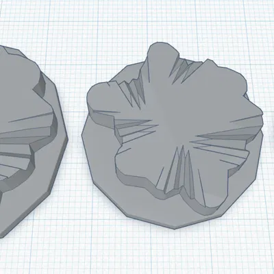 Đế Lót Ly Mô Hình Mẫu Đá Bị Hỏng