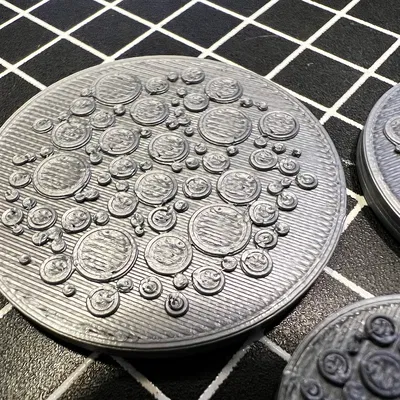 Khuôn Đế Miniature Họa tiết Tròn