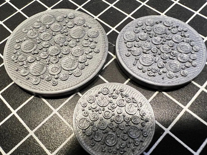 Khuôn Đế Miniature Họa tiết Tròn - Image 3