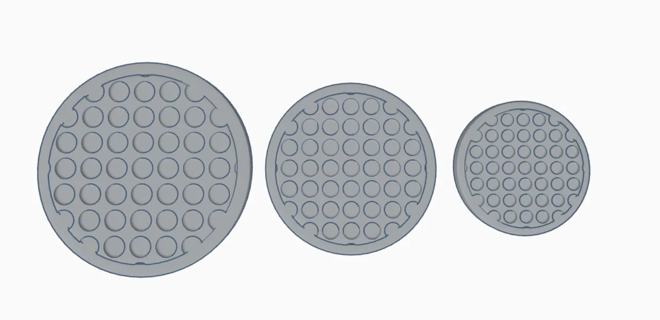 Mẫu đế lót mô hình có lỗ - Image 2