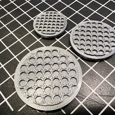 Mẫu đế lót mô hình có lỗ