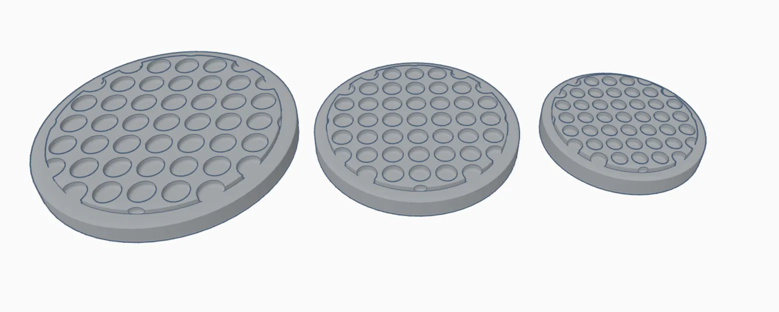 Mẫu đế lót mô hình có lỗ - Image 4