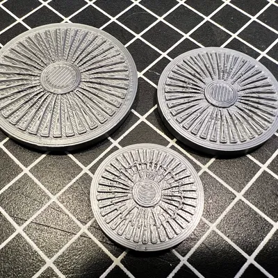 Chân Đế Miniature Họa Tiết Tua-bin