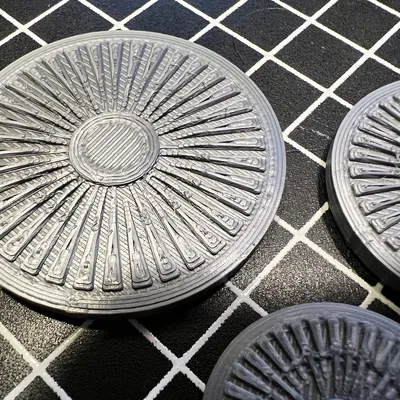 Chân Đế Miniature Họa Tiết Tua-bin