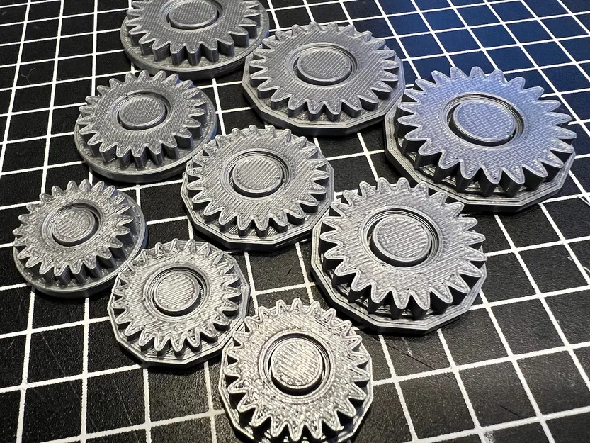 Đế Lót Giày Miniature Nhiều Bánh Răng - Image 1