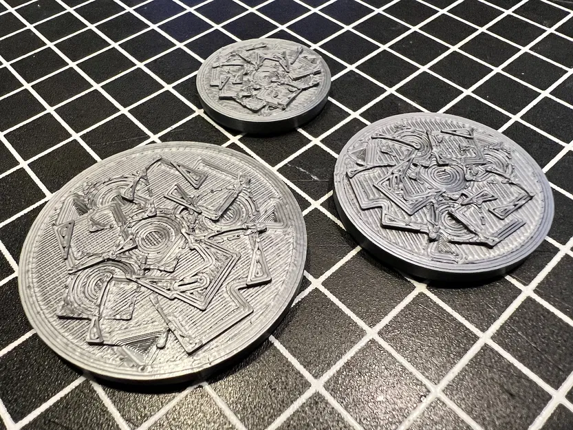 Mô hình đế lót ly miniature họa tiết rác thải - Image 1