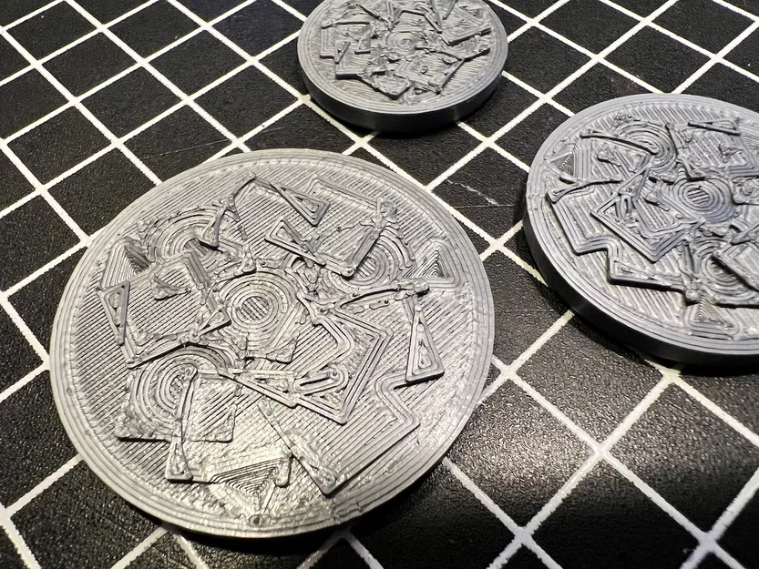 Mô hình đế lót ly miniature họa tiết rác thải - Image 3