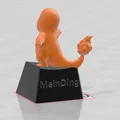 Keycap Glumanda / Charmander Pokémon Lửa - Thumbnail 2