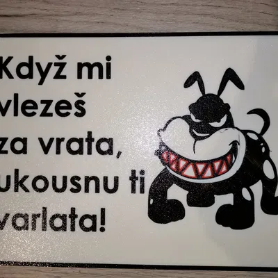 Cedulka - Biển vui cho cổng