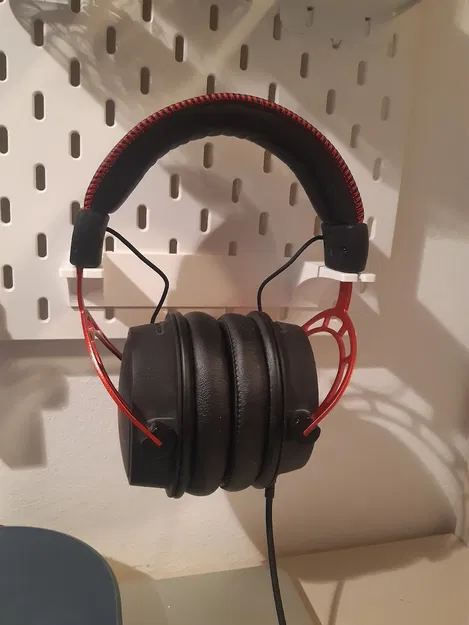 Móc Treo Tai Nghe HyperX Cloud Alpha Cho Bảng Ikea Skadis - Image 1