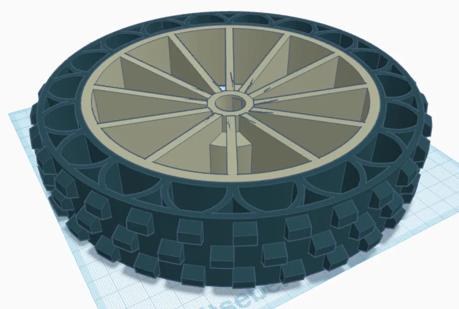 Bánh Xe Thay Thế Cho Worx Landroid - Image 1