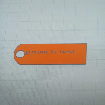 Móc khóa Prusa - Mô hình 3D vui nhộn