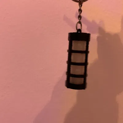 Móc khóa mini đèn lồng phát sáng