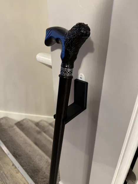 Chỗ Dựng Gậy - Đế và Móc Treo Tường có Command Strip - Image 1