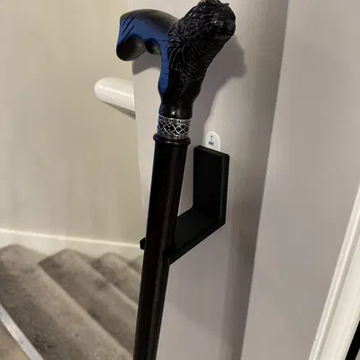 Chỗ Dựng Gậy - Đế và Móc Treo Tường có Command Strip