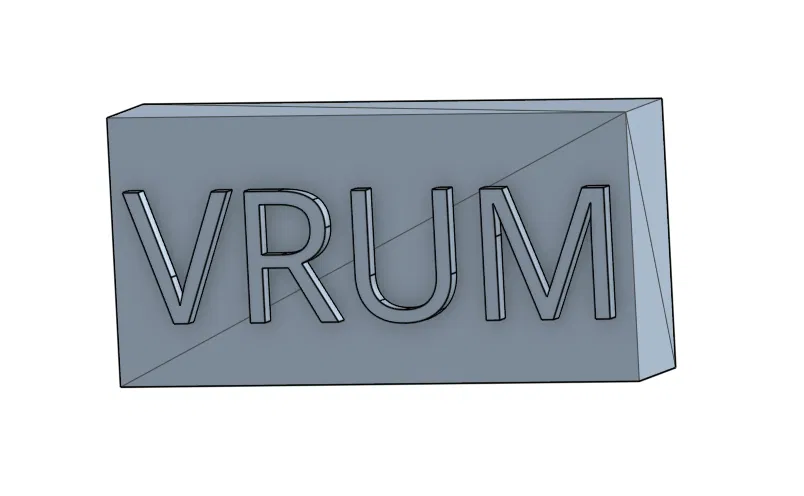 Biển số xe Lego VRUM - Image 1