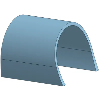 Cổng Hầm Hiện Đại (Hình Elip)