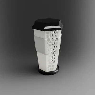 Đèn Ly Cà Phê Voronoi