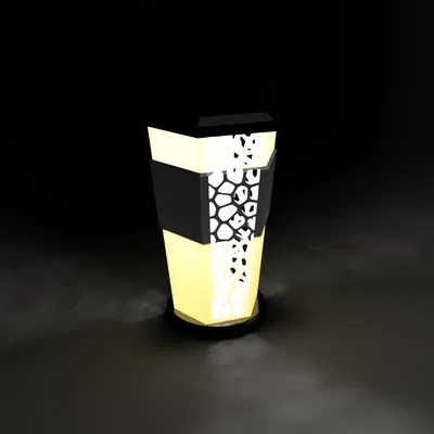 Đèn Ly Cà Phê Voronoi