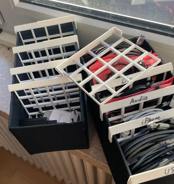 Vách ngăn Ikea Skubb - Quản lý cáp - Image 1