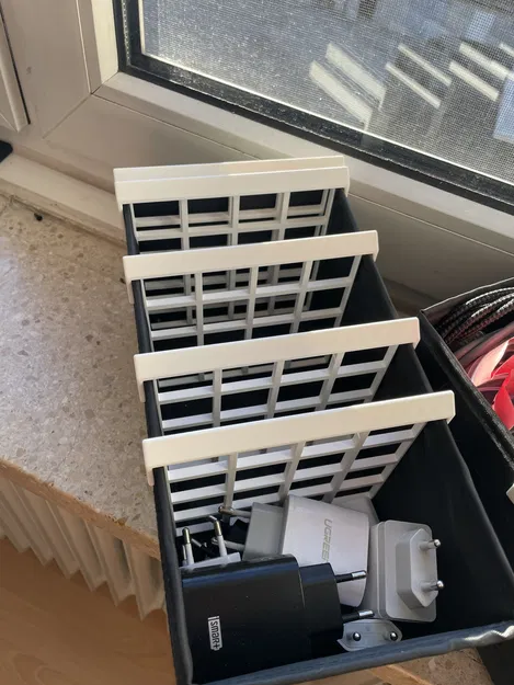 Vách ngăn Ikea Skubb - Quản lý cáp - Image 2