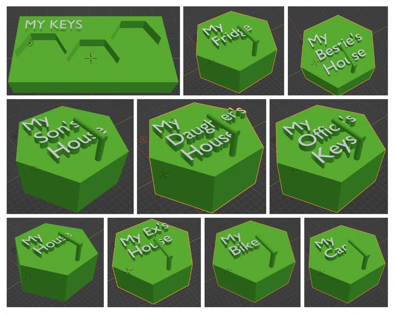 Móc Chìa Khóa Tùy Chỉnh Vui Nhộn - Image 1