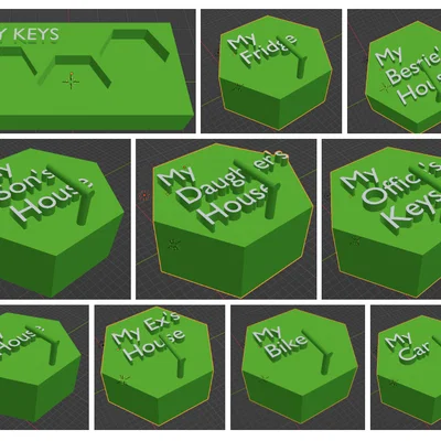 Móc Chìa Khóa Tùy Chỉnh Vui Nhộn