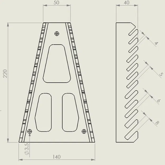 Giá Đựng Cờ Lê 8 hoặc 12 Cái - Image 2