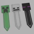 Bookmark Minecraft (Creeper, Skeleton, Enderman) - In Đa Màu - Thumbnail 1