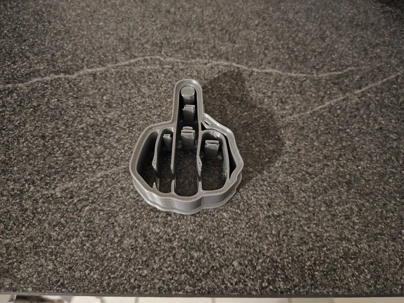 Khuôn Cắt Bánh Hình Ngón Tay Giữa - Image 3