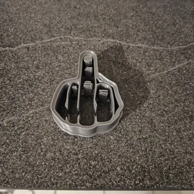 Khuôn Cắt Bánh Hình Ngón Tay Giữa