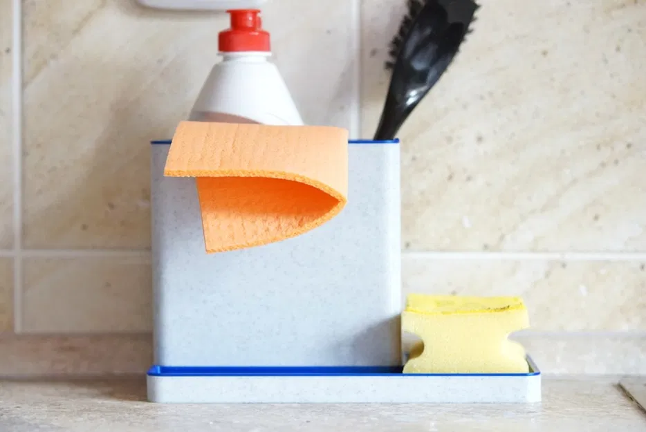 Dụng cụ tổ chức nhà bếp kèm hộp hứng nước tích hợp (Dễ in và hữu ích) - Image 2