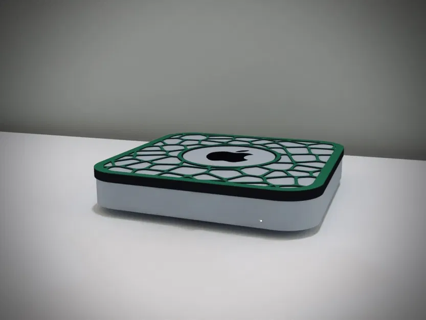 Viền Trang Trí Mac Mini / Mac Studio Họa Tiết Voronoi - Image 1