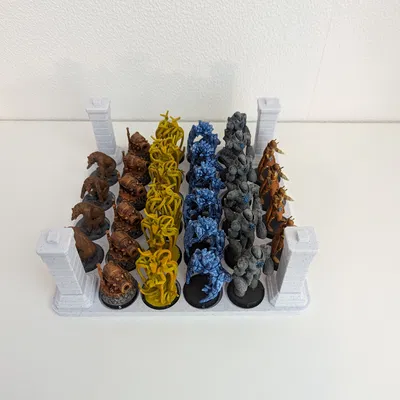 Gloomhaven/Frosthaven - Đế từ tính 25mm/Khay lưu trữ