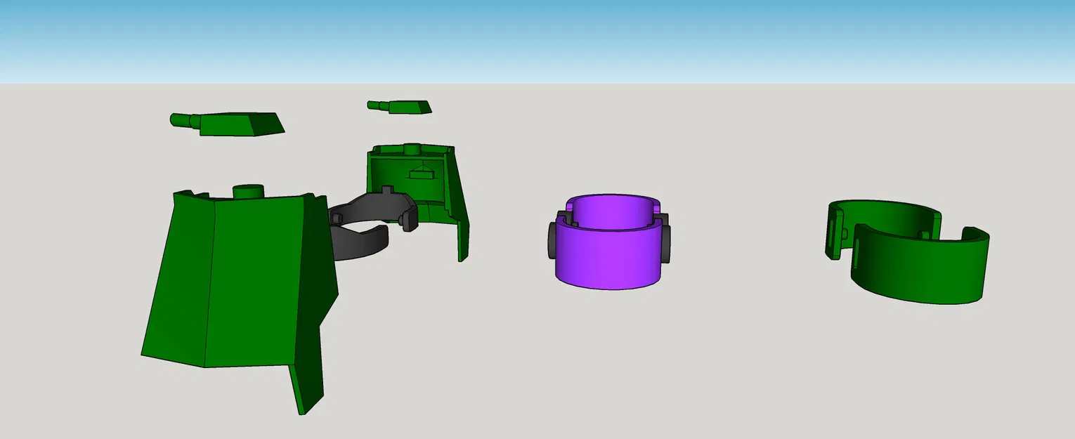 HGAC: OZ-06MS Leo - Phụ kiện thay thế Vai Pháo - Image 5