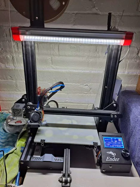 Giá đỡ đèn LED Ender 3 cho thanh đèn 24V - Image 1