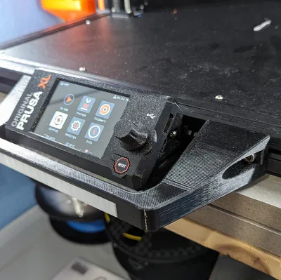 Tấm bảo vệ màn hình Prusa XL, ốp LCD, thanh trạng thái, 2 màu, không có lỗ thừa