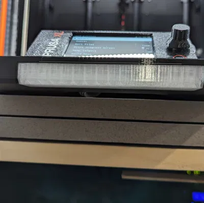 Tấm bảo vệ màn hình Prusa XL, ốp LCD, thanh trạng thái, 2 màu, không có lỗ thừa