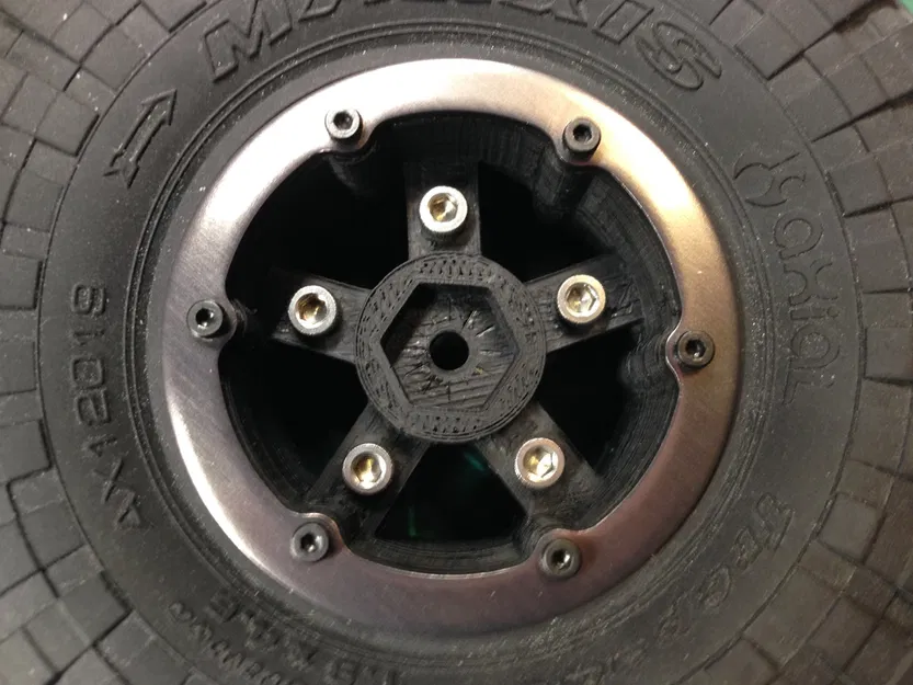 Bánh xe 1.9 Bead Lock cho Axial SCX10 hoặc Wraith. Hex 12mm - Image 2