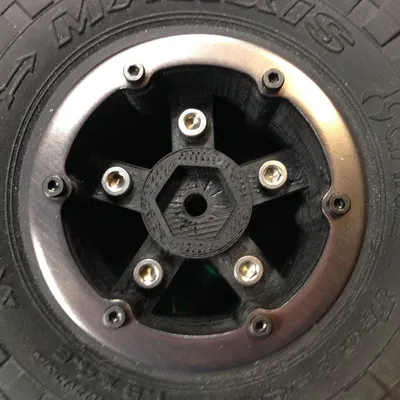 Bánh xe 1.9 Bead Lock cho Axial SCX10 hoặc Wraith. Hex 12mm