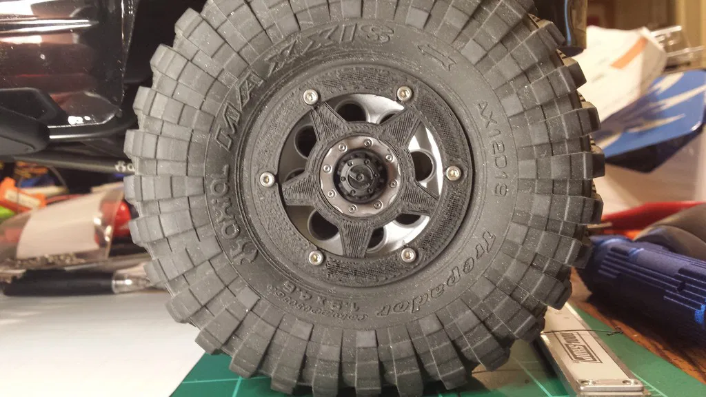 Mâm Axial SCX10 kiểu Spyder lock 1.9 - Image 5