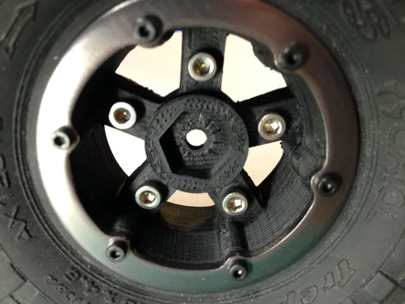 Bánh xe 1.9 Bead Lock cho Axial SCX10 hoặc Wraith. Hex 12mm - Image 3