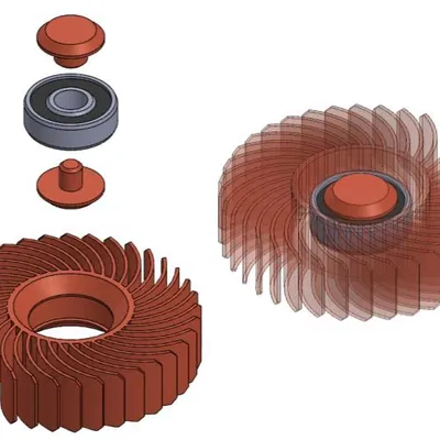 Bánh Xe Fidget Xoắn Ốc Linh Hoạt