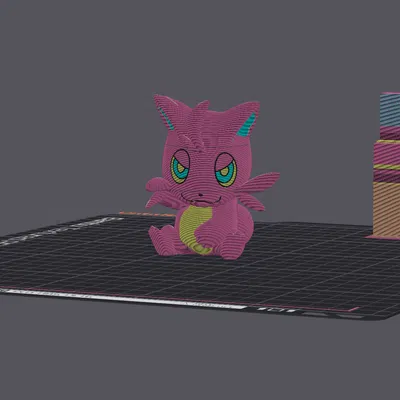 Cattiva Palworld Đã Sơn Màu