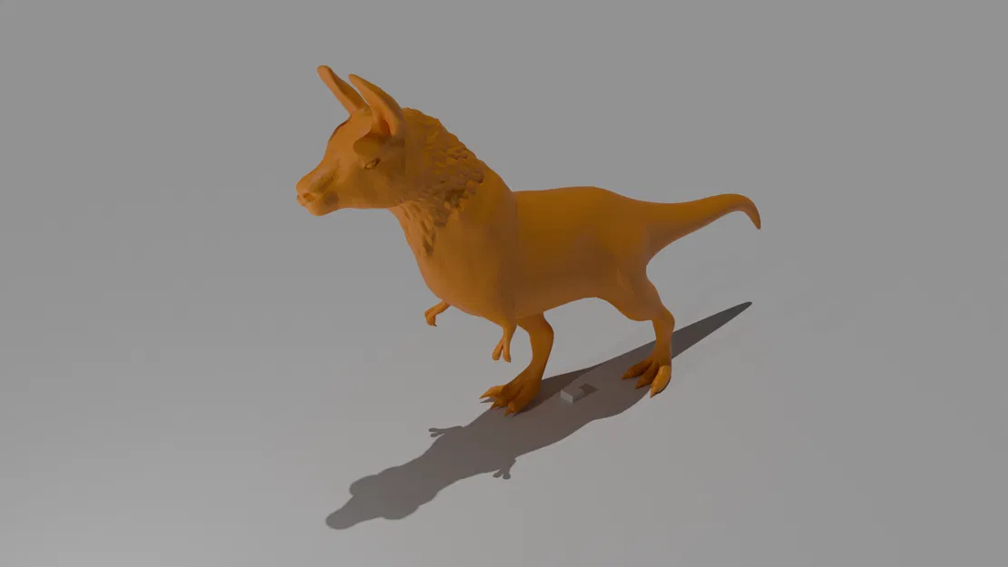 Llama Rex - Mô hình 3D độc đáo - Image 1
