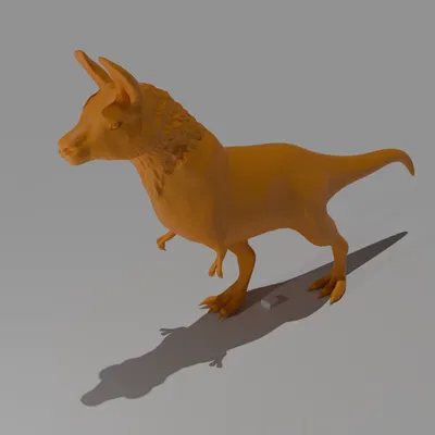 Llama Rex - Mô hình 3D độc đáo